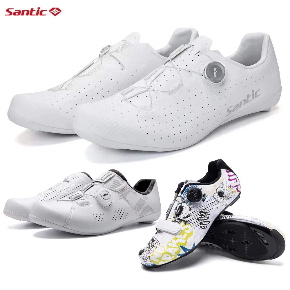 Cycling Commuter Shoes - Santic Men's Lock Road Bike Shoes