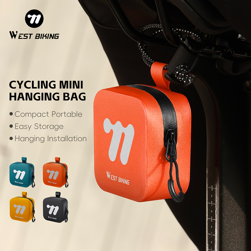 Saddle Bag Under Seat - WEST BIKING Mini Bike Saddle Bag