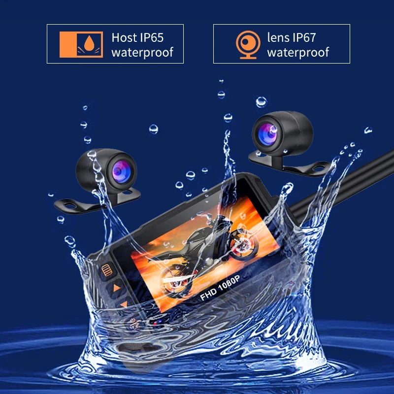 3 Inch Motorcycle Dashcam Wate – Cycling Loop Bewertung und Preis