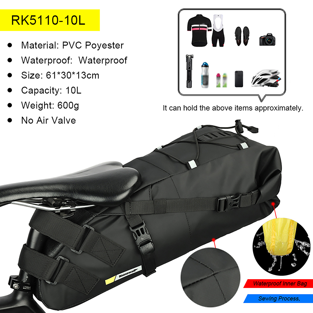 Bike Saddle Tube Bag Waterproo – Saddle Bag Under Seat Bewertung und Preis
