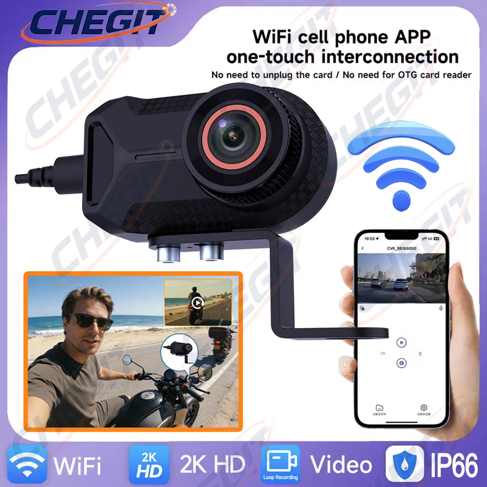 New 2K HD Motorcycle DVR WiFi  – Cycling Loop Bewertung und Preis
