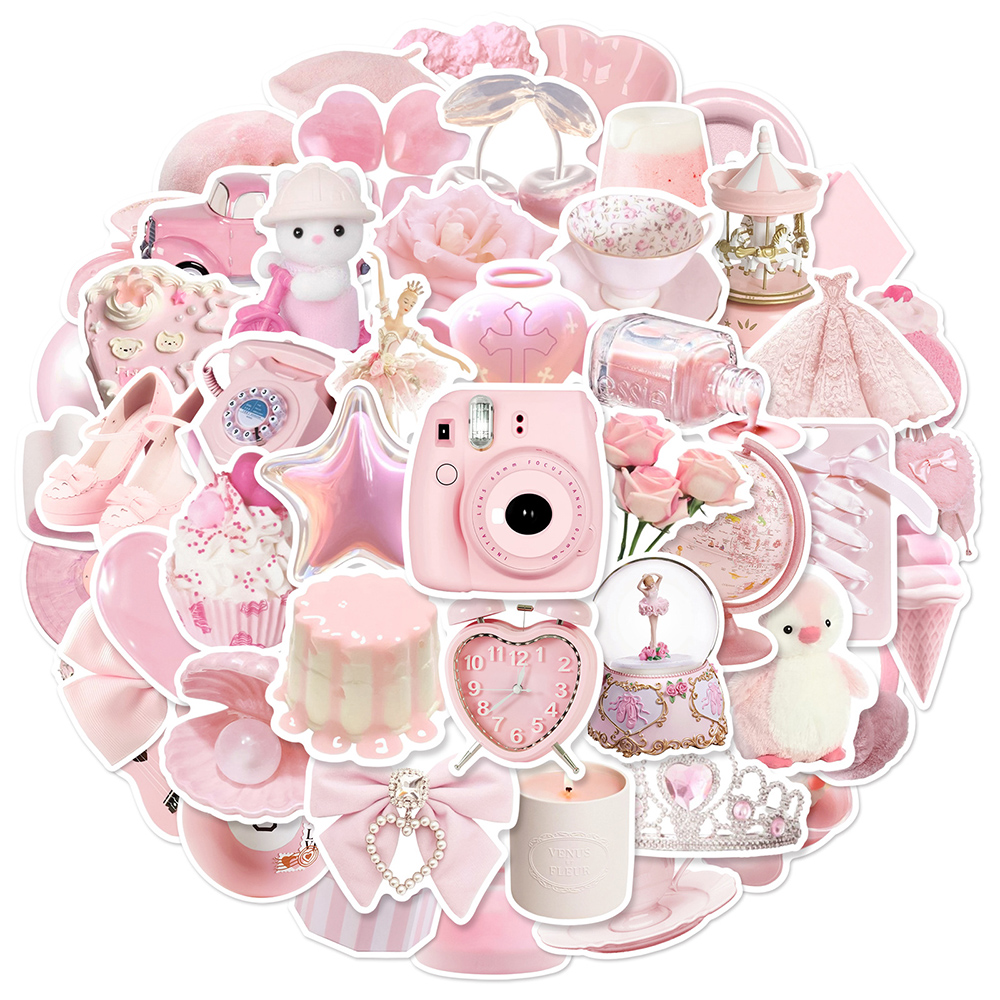 10/30/50pcs Cute Pink Girls St – Cycling Journey Bewertung und Preis