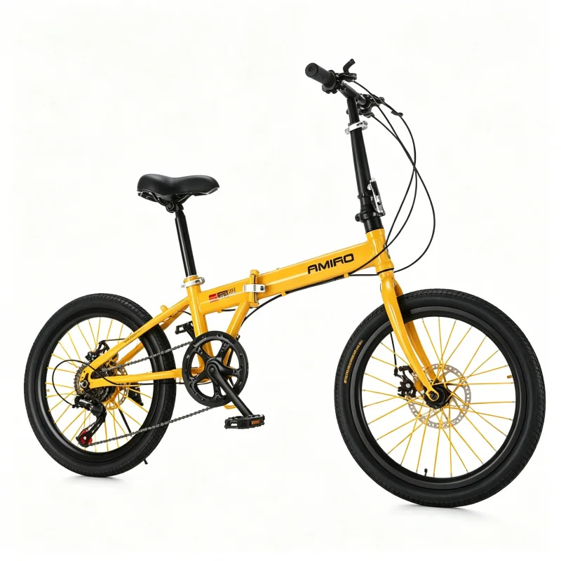 20 Inch Yellow Spoke Wheel Fol – Commuter Biking Bewertung und Preis