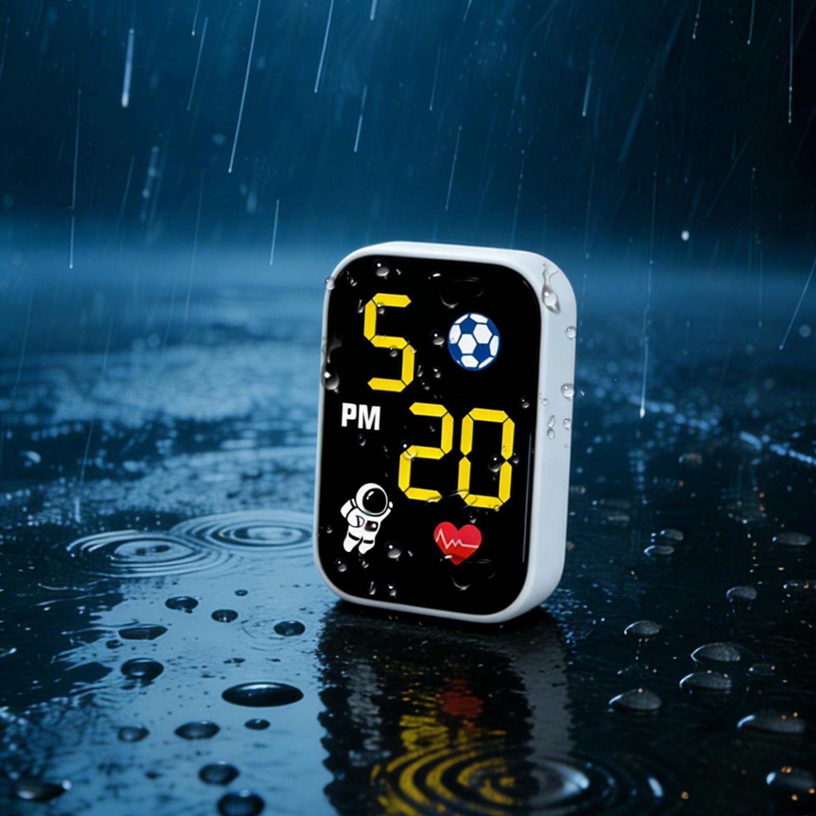 Motorbike Digital Clock Small  – Cycling In City Bewertung und Preis