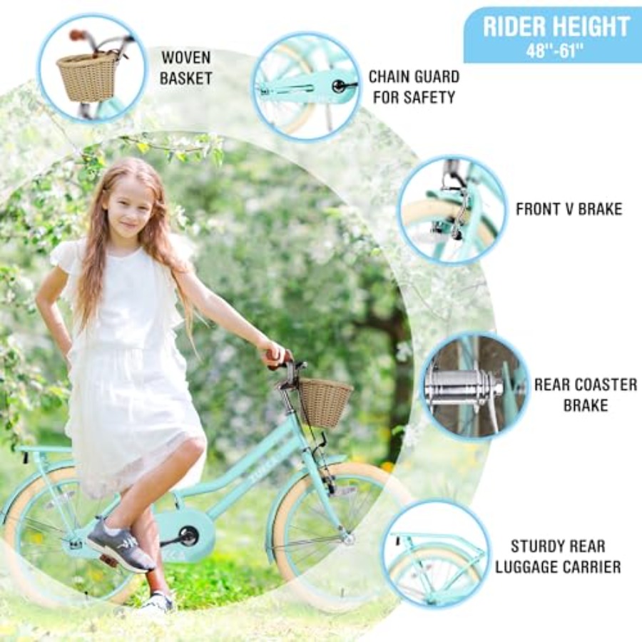 20/24 Inch Girls Cruiser Bike  – Cycling In City Bewertung und Preis