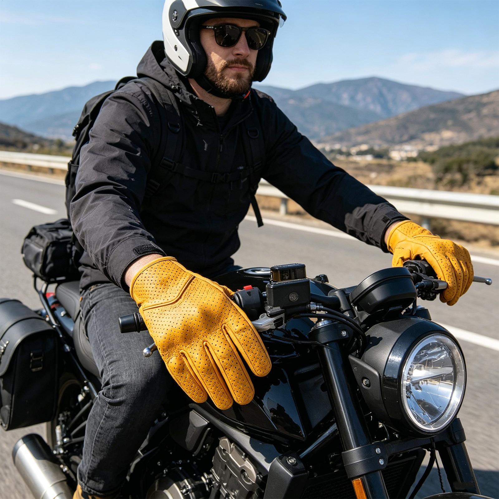 Motorcycle Retro Gloves Breath – Cycling In City Bewertung und Preis