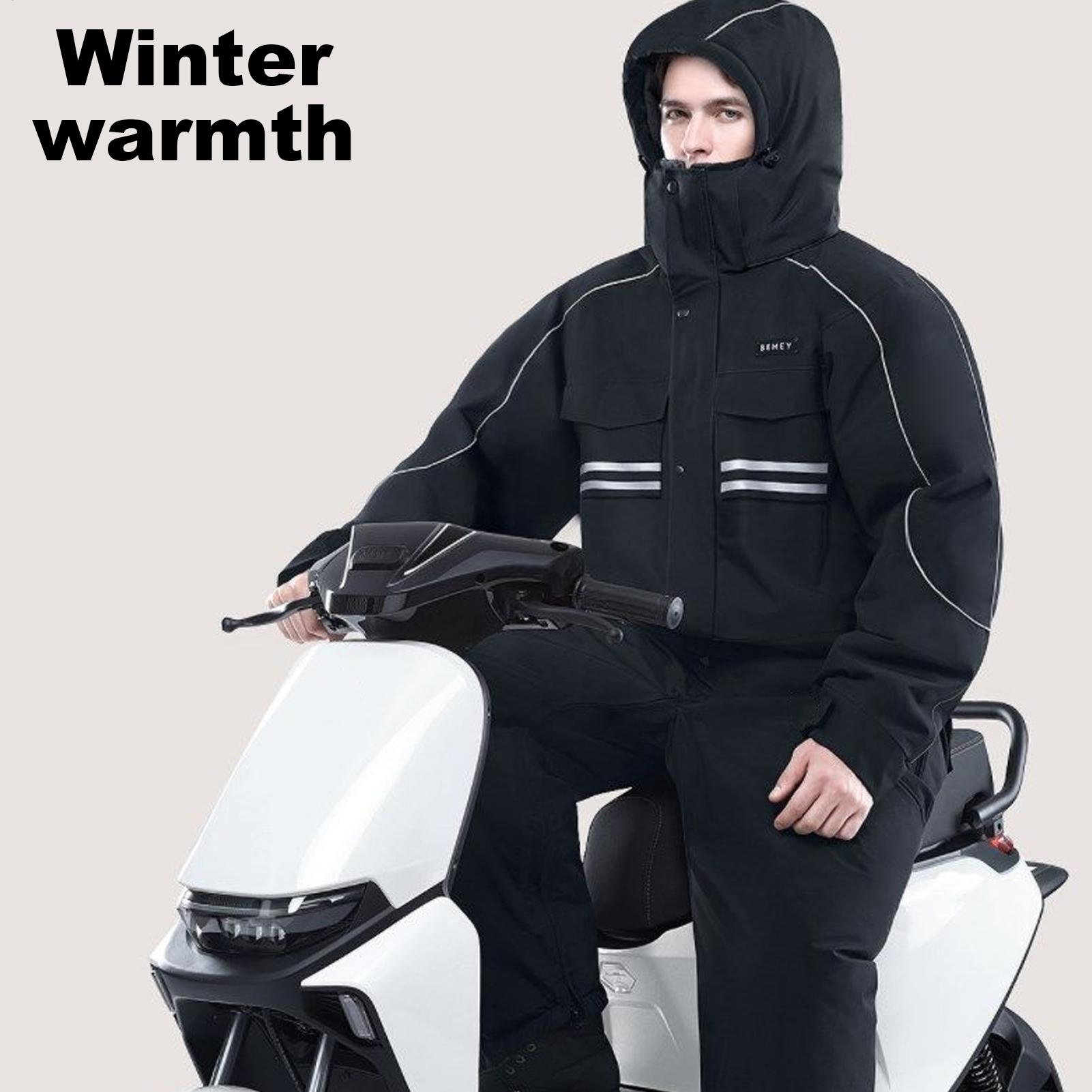 Motorcycle Winter Jacket 4-Poc – Cycling Commute Clothes Bewertung und Preis