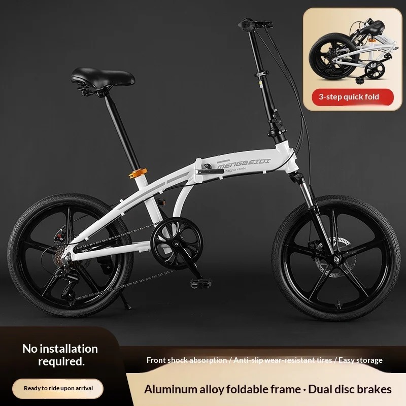 Adult Folding Bike - 20 Inch L – Commuter Biking Bewertung und Preis