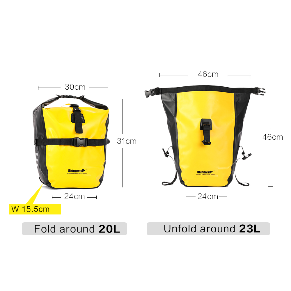 Rhinowalk 20L Bicycle Pannier  – Cycling Commuter Backpack Waterproof Bewertung und Preis
