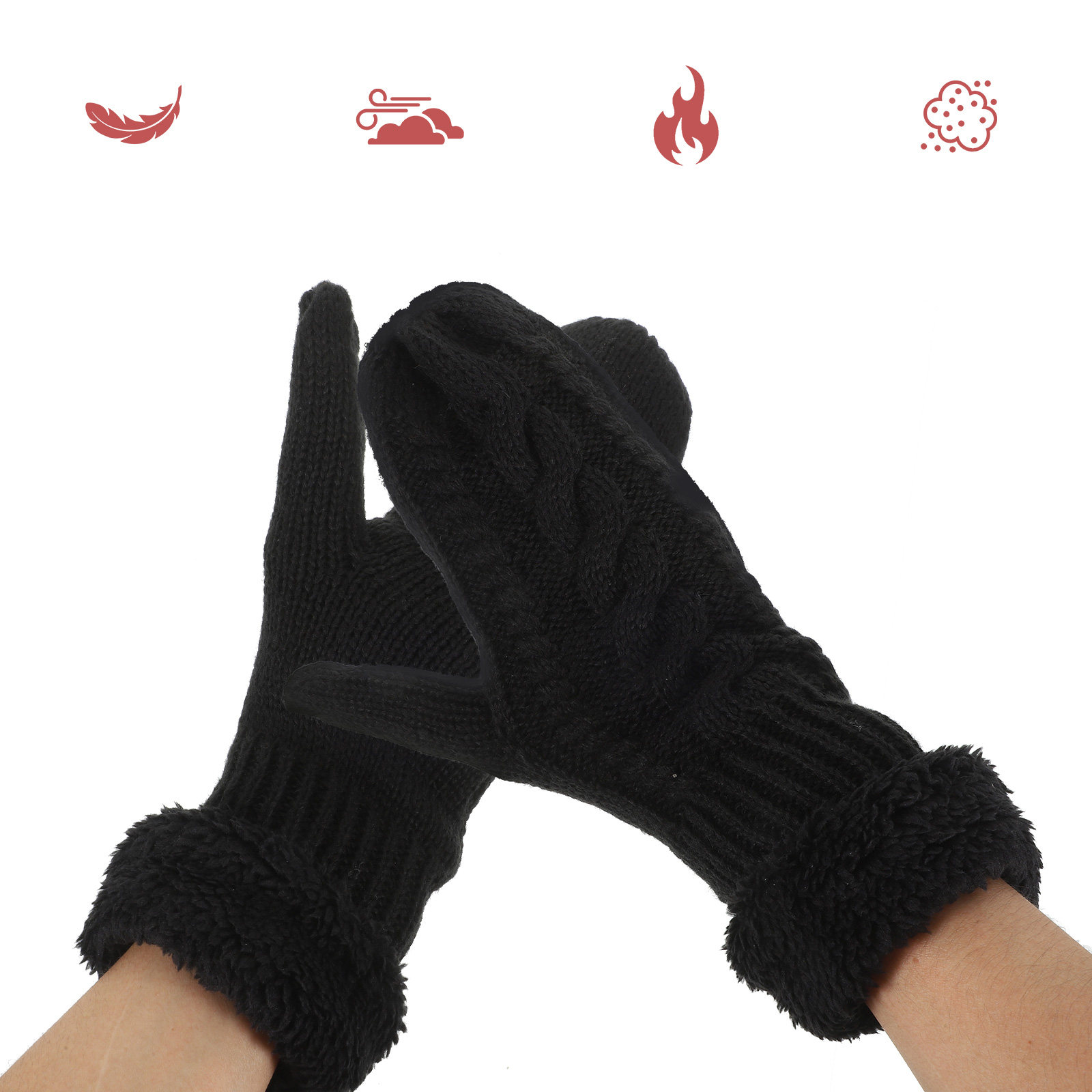 1Pair Adult Winter Gloves Thic – Winter Cycling Commute Bewertung und Preis