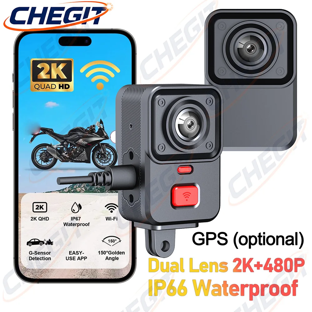 2 Camera Motorcycle DVR 2K HD  – Cycling Loop Bewertung und Preis
