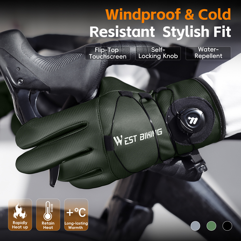 Winter Bike Gloves Magnetic Qu – Winter Cycling Commute Bewertung und Preis