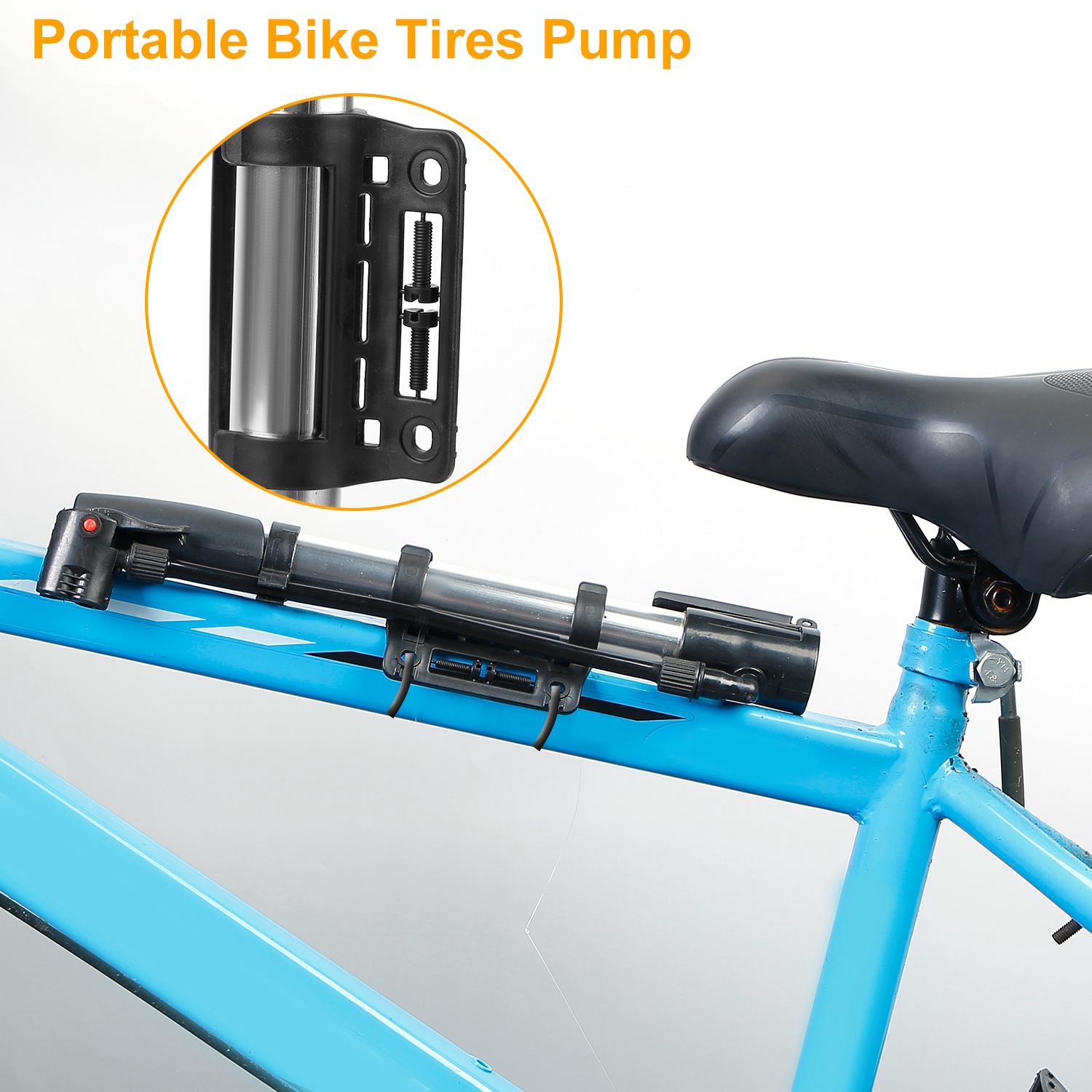 Portable Bike Pump Tire Inflat – Bike Pump Frame Mount Bewertung und Preis