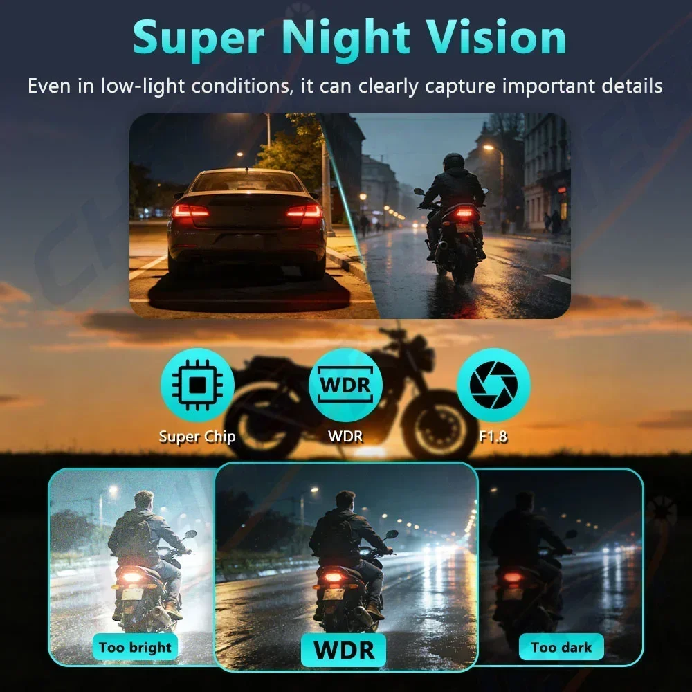 2026 2K Motorcycle DVR WiFi IP – Cycling Loop Bewertung und Preis
