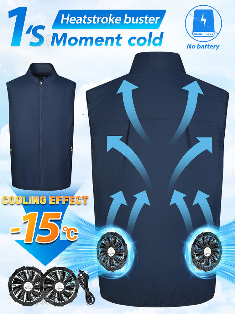 Fan Vest Wearable Cooling Air- – Cycling Commute Clothes Bewertung und Preis