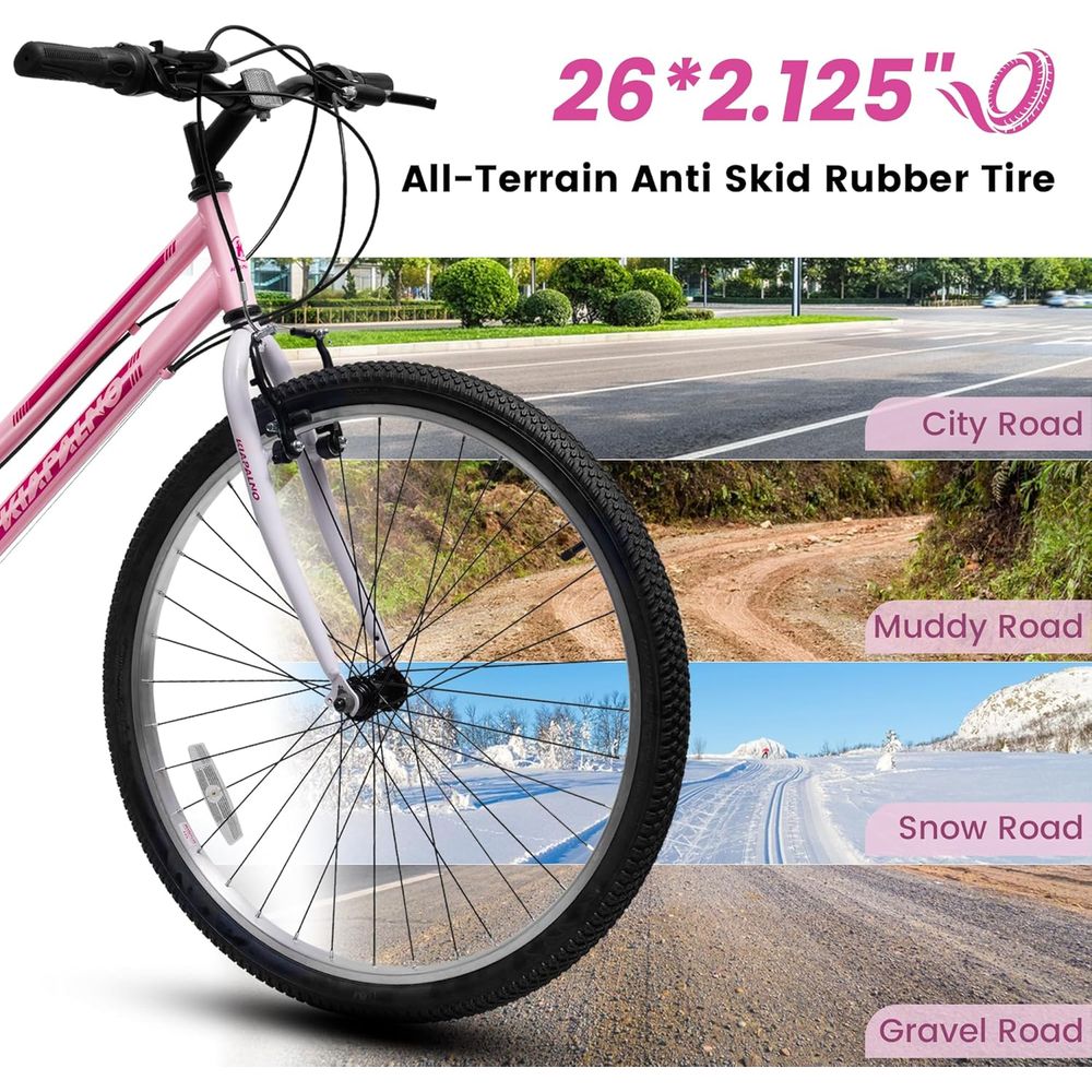 21-Speed 24/26 Inch Women's Mo – Commuter Cycling Bewertung und Preis