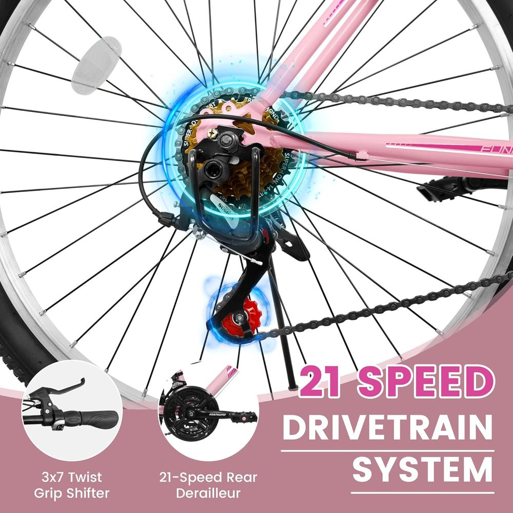 21-Speed 24/26 Inch Women's Mo – Commuter Cycling Bewertung und Preis