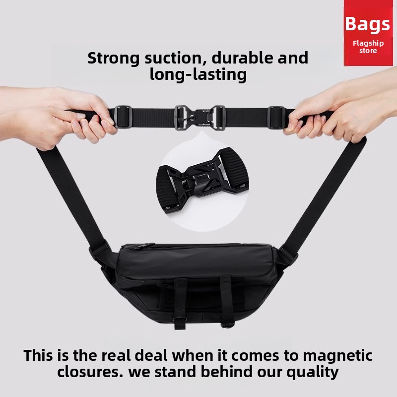 Magnetic Buckle Men Crossbody  – Commuter Cycling Bewertung und Preis