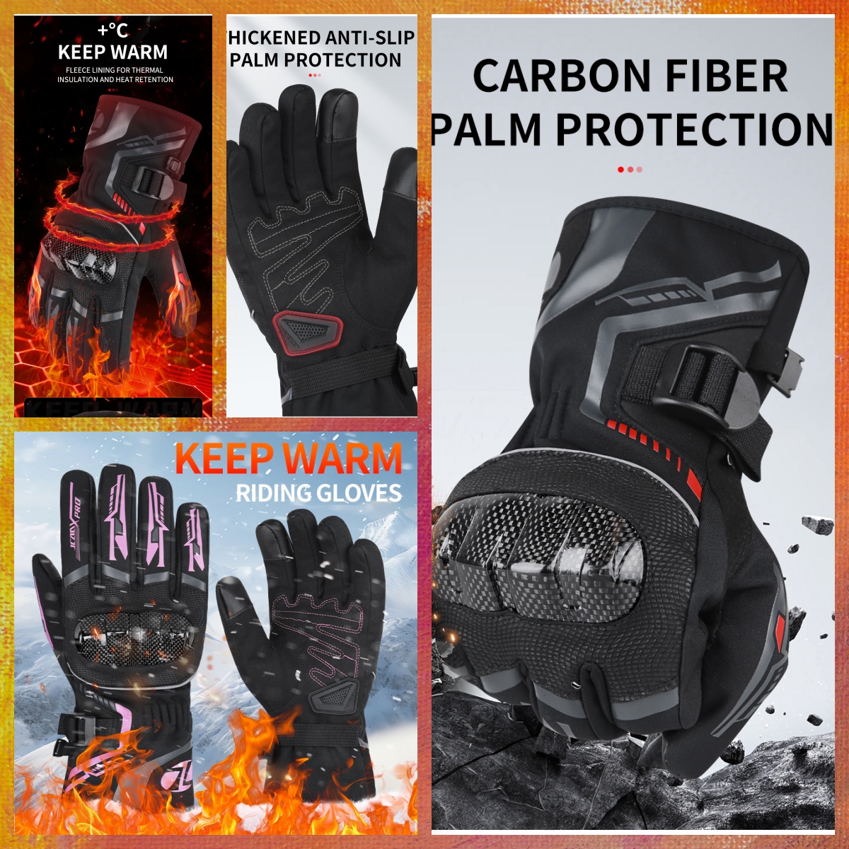 Winter Men Motorcycle Glove Gi – Winter Cycling Commute Bewertung und Preis