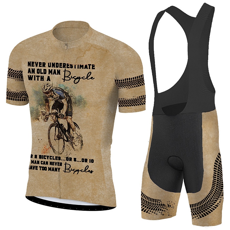 New Cycling Jersey Set Men Sho – Cycling Commute Shorts Bewertung und Preis