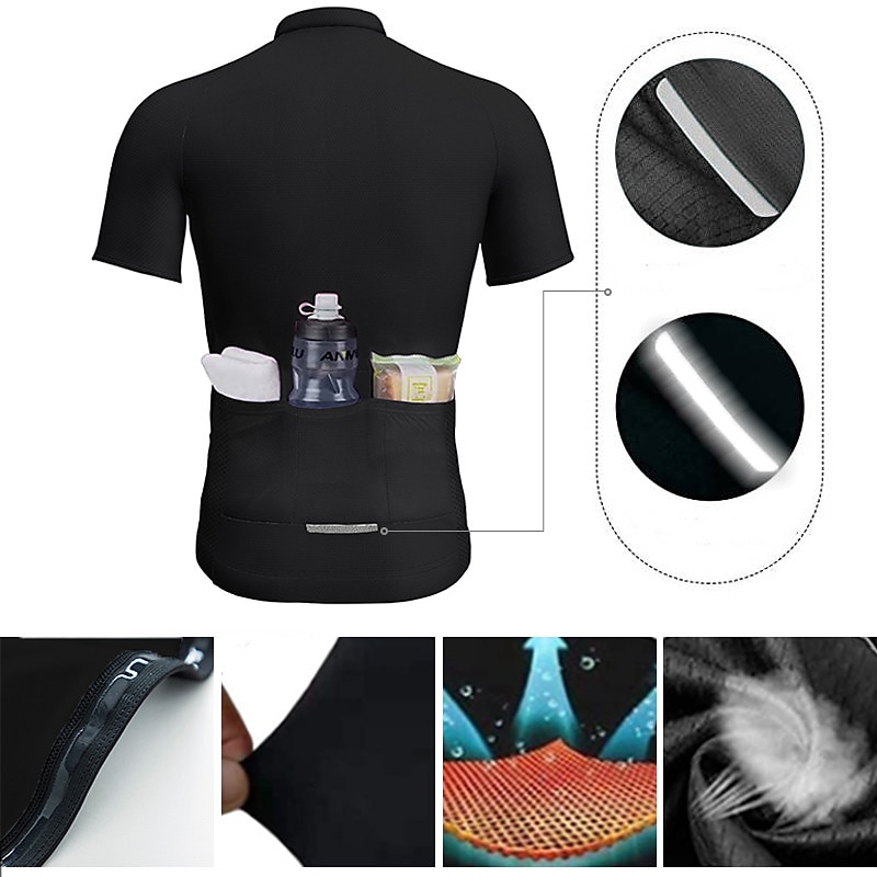 New Cycling Jersey Set Men Sho – Cycling Commute Shorts Bewertung und Preis